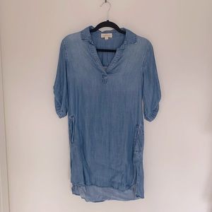 Denim shirt dress